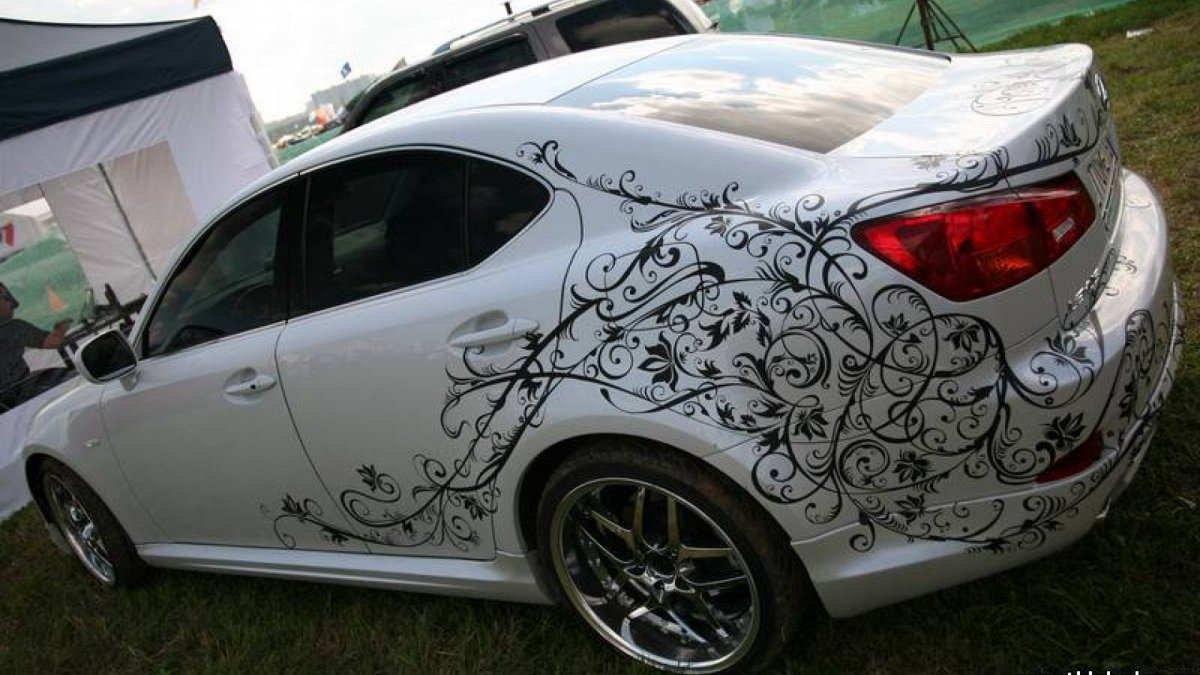 Аэрография на авто узоры