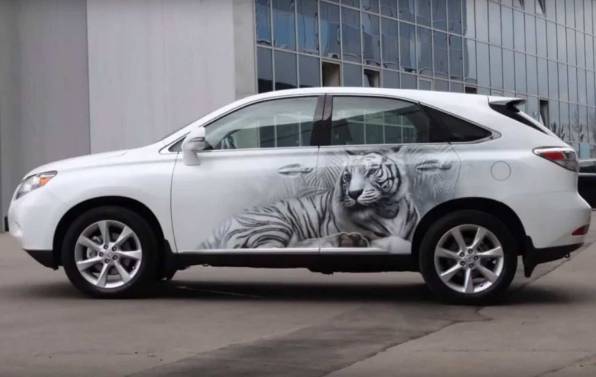 Аэрография Лексус rx350
