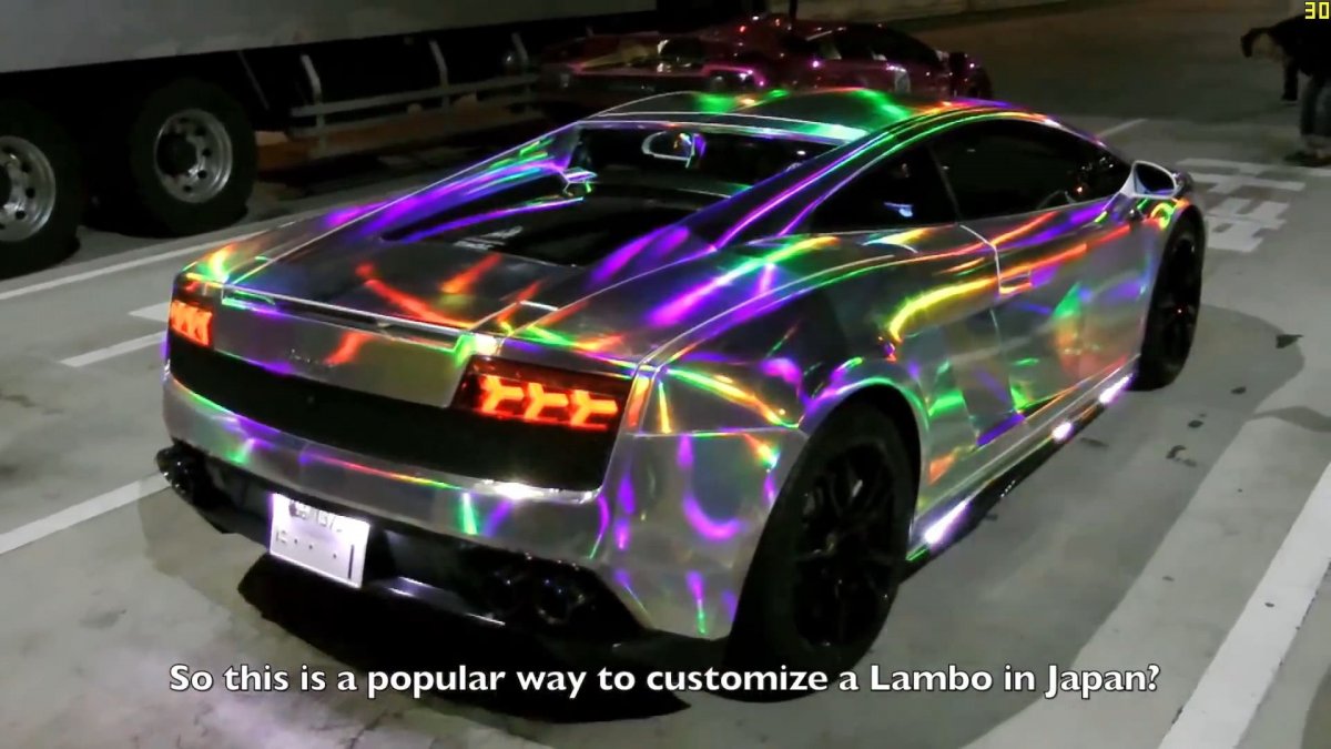 Автомобиль цвет хамелеон