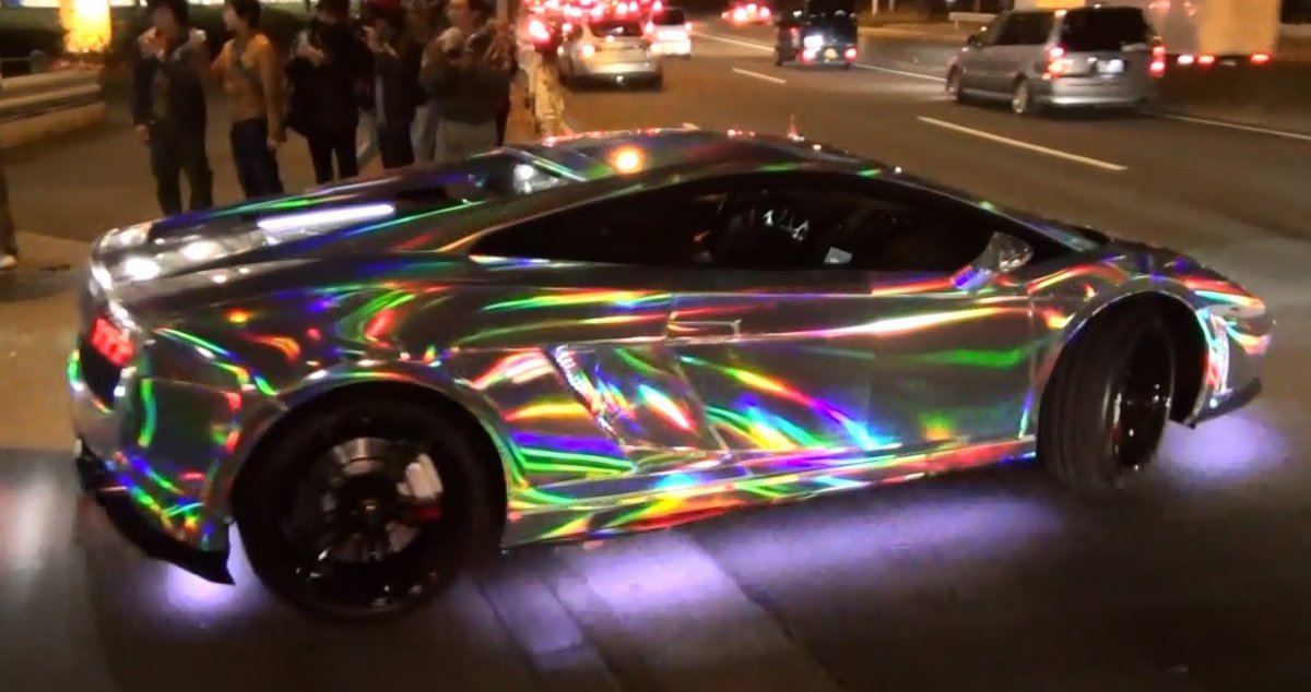 Голографический Ламборджини авентадор