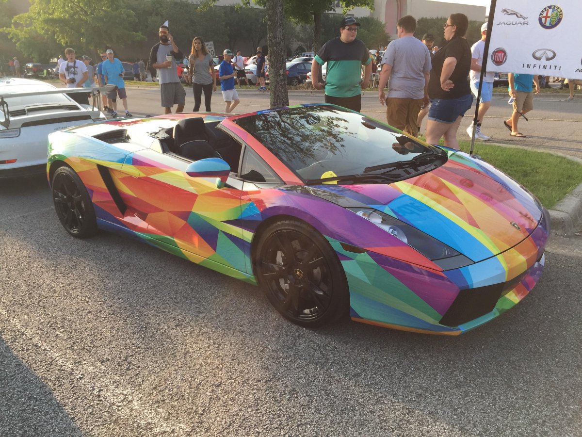 Rainbow Lamborghini
