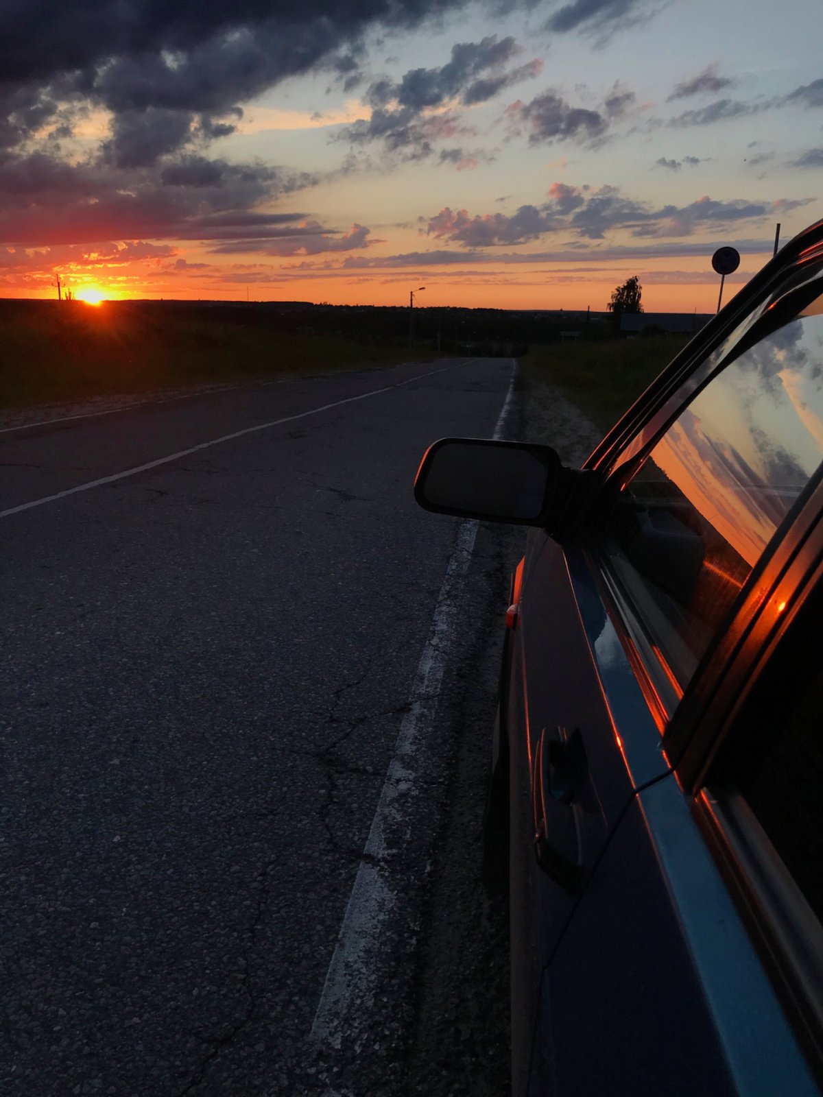 Машина ночь дождь