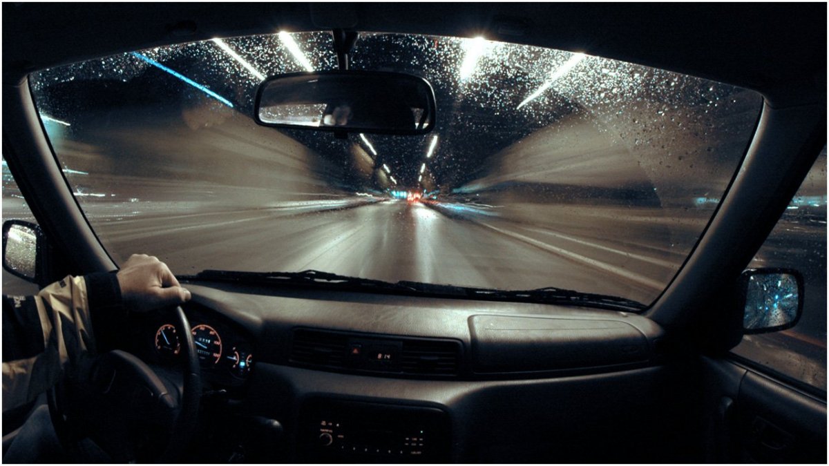 Вид из окна машины