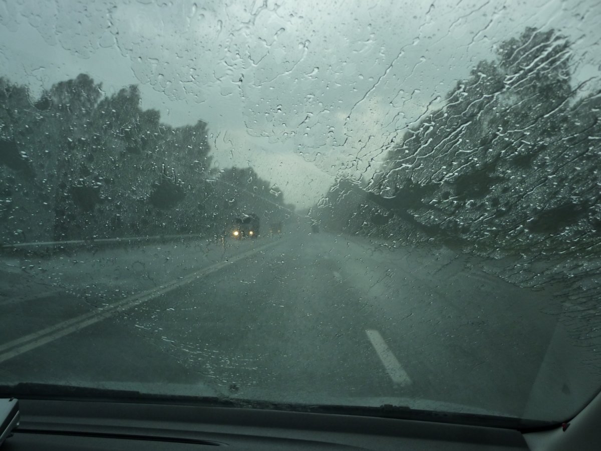 Дождливая трасса