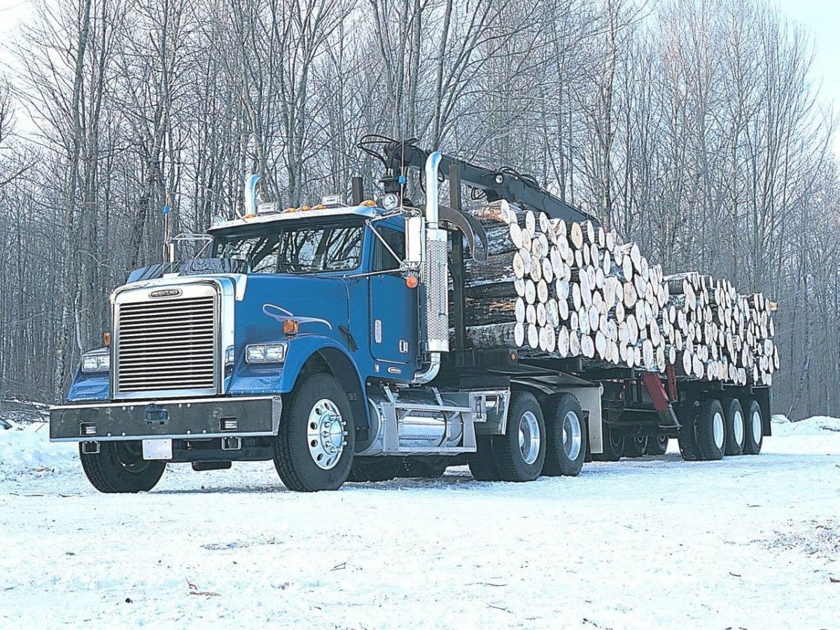 Лесовоз КАМАЗ хлыстовоз