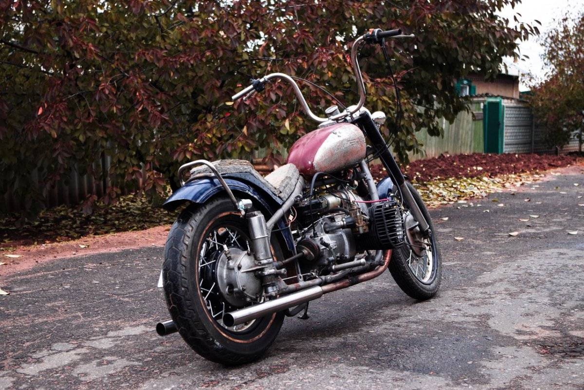 Урал к 750 чоппер