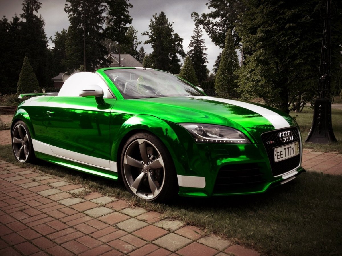Audi TT RS 8j Green