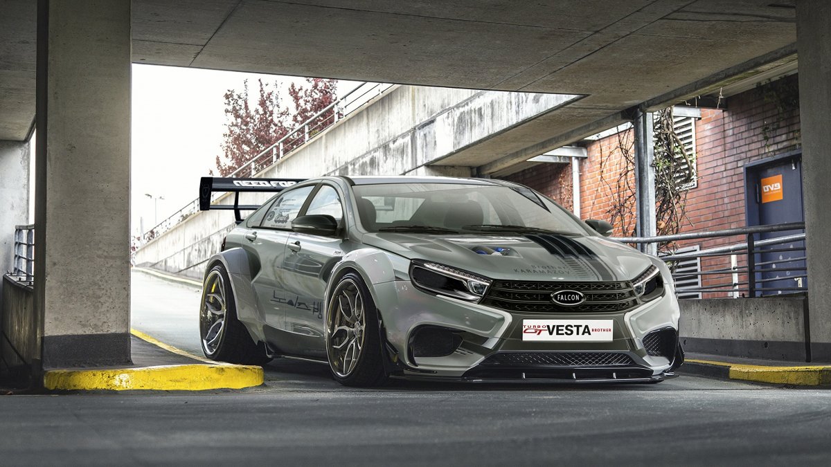 Lada Vesta тюнингованная