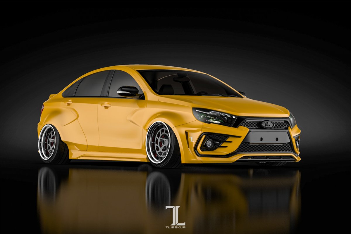 Lada Vesta тюнингованная