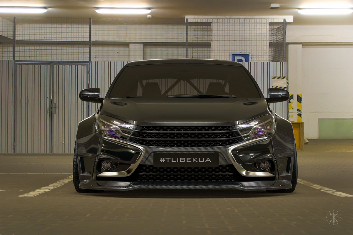 Тюнинговая Лада Веста