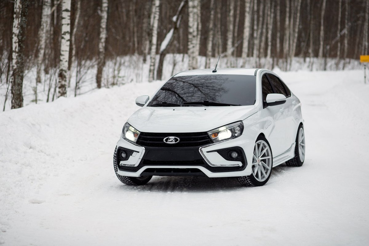 Тюнинговая Лада Веста