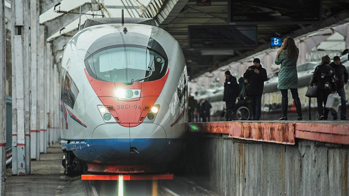 Модель поезд Sapsan