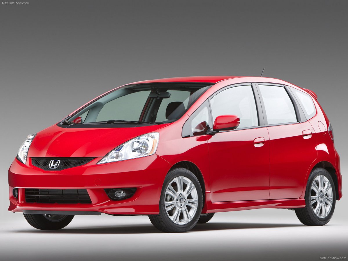 Honda Fit. 2011 Красный