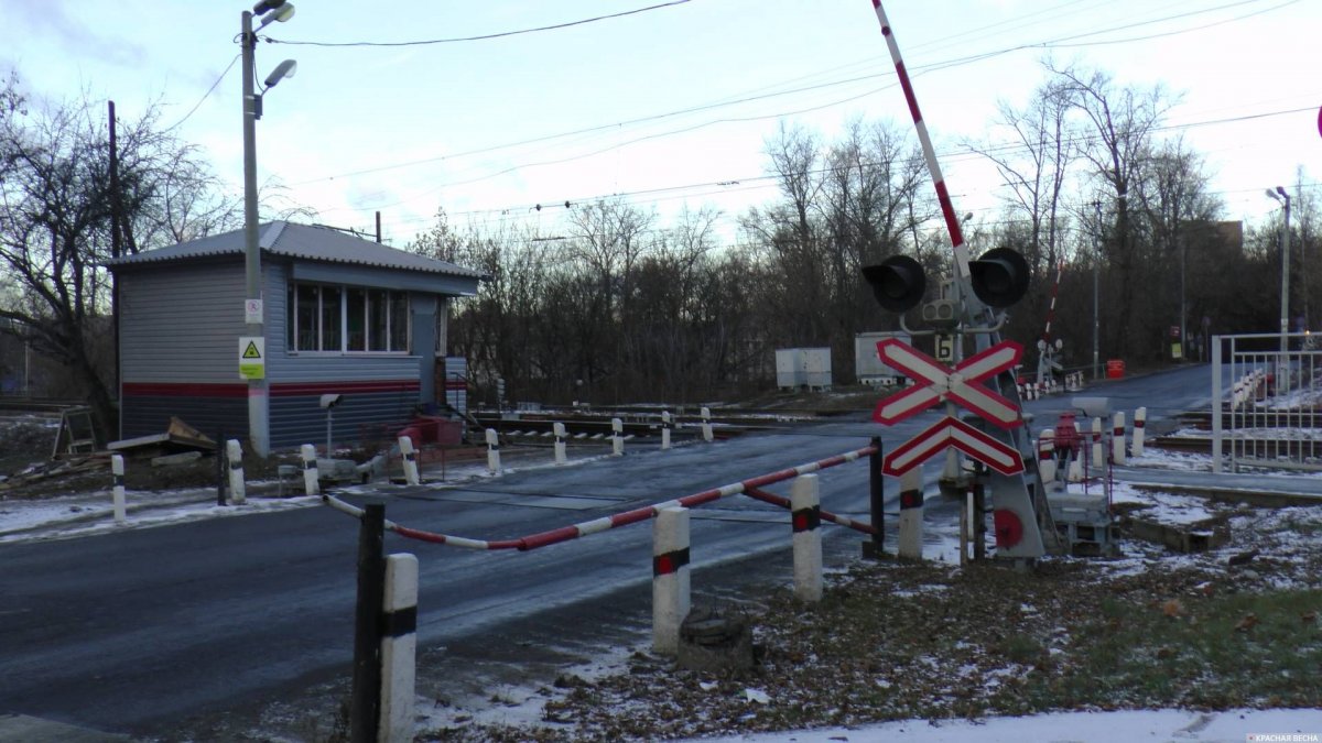 Шлагбаум ЖД