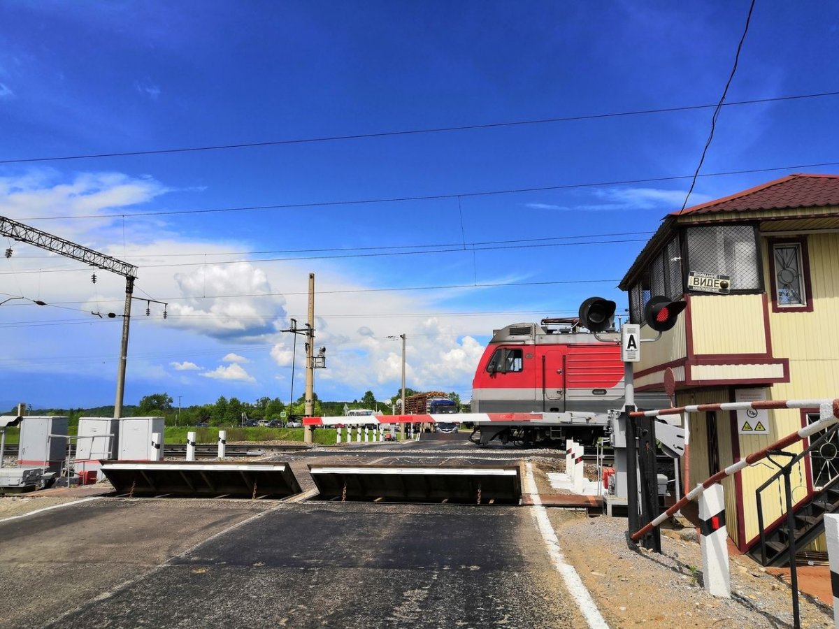 Железная дорога переезд