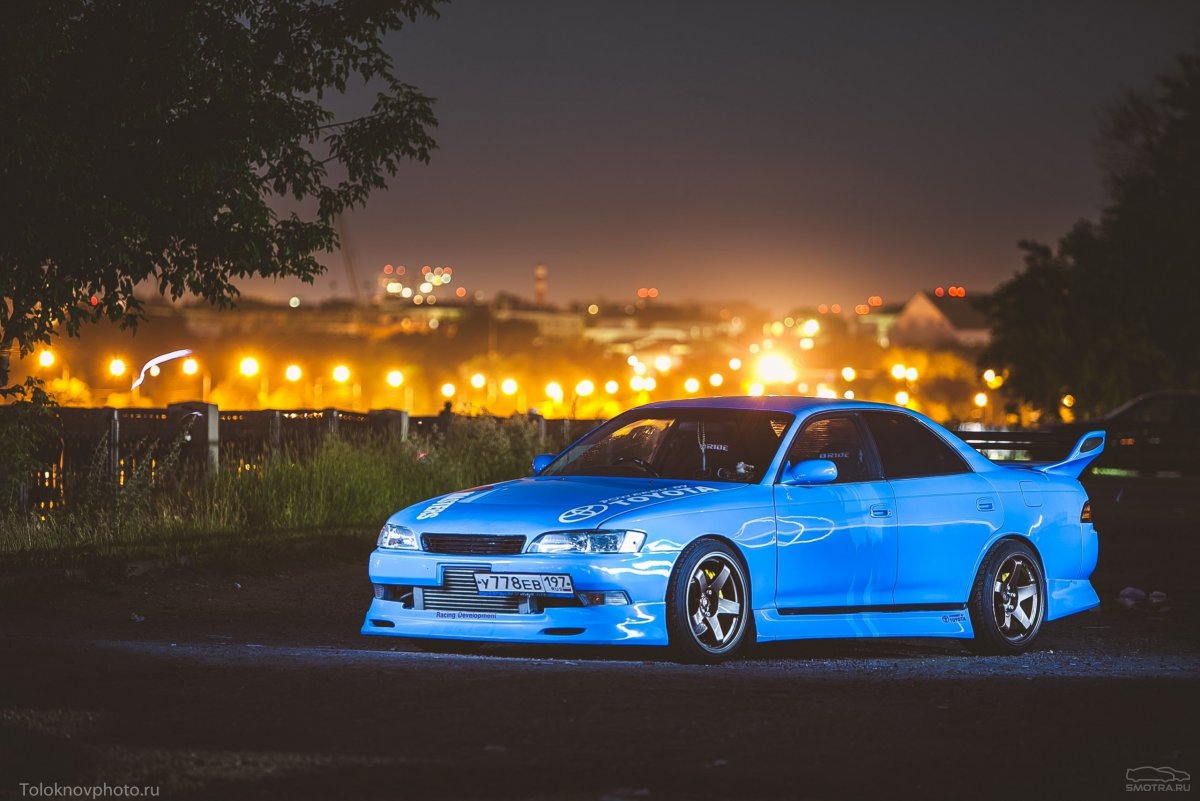 Toyota Mark II 90 ночь