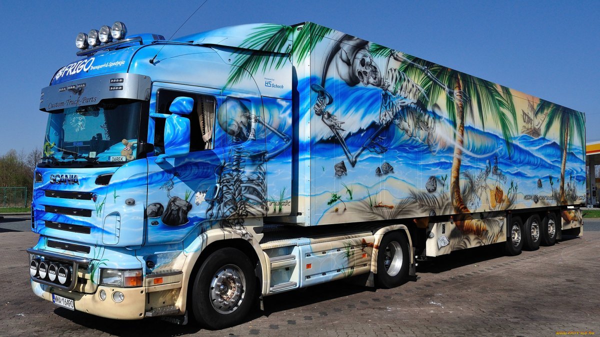 Фуры Скания тюнинговые