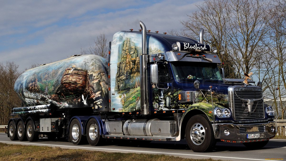 Американские Грузовики Дальнобой.