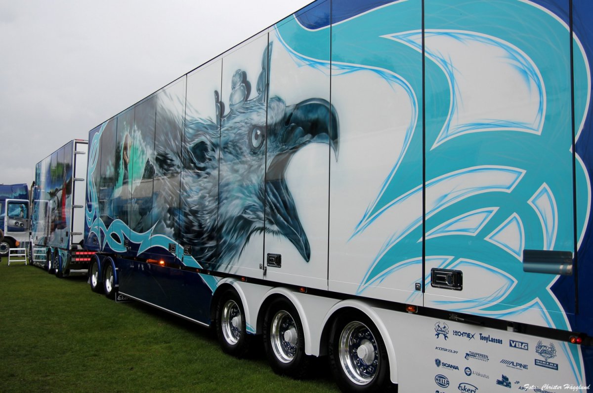 Аэрография на грузовиках