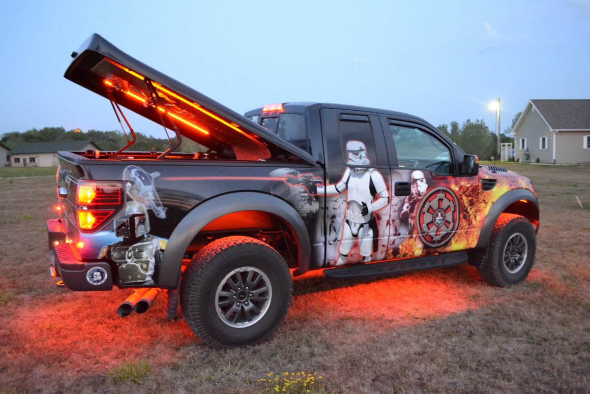 Форд Раптор аэрография