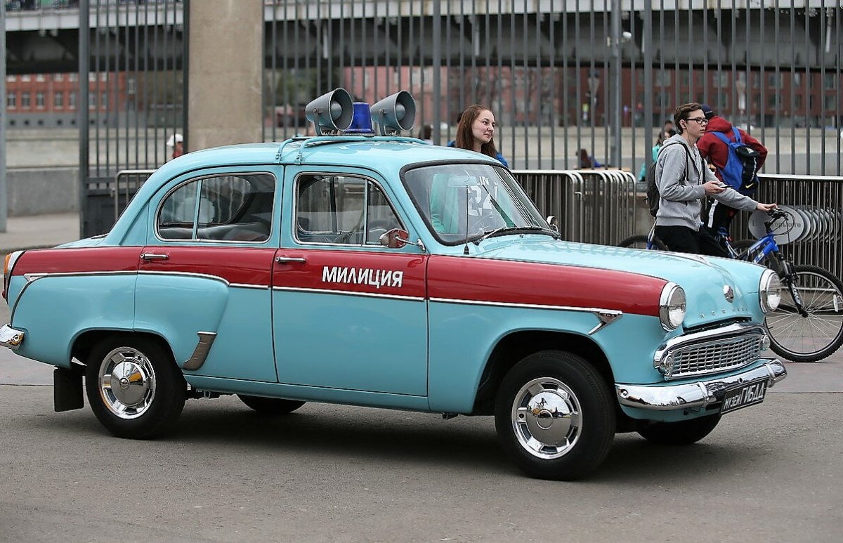 Милиция машина 60х СССР