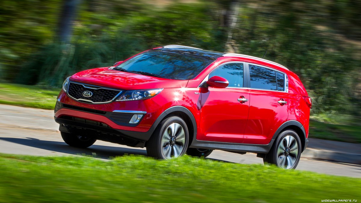 Киа Спортейдж 2019 красный
