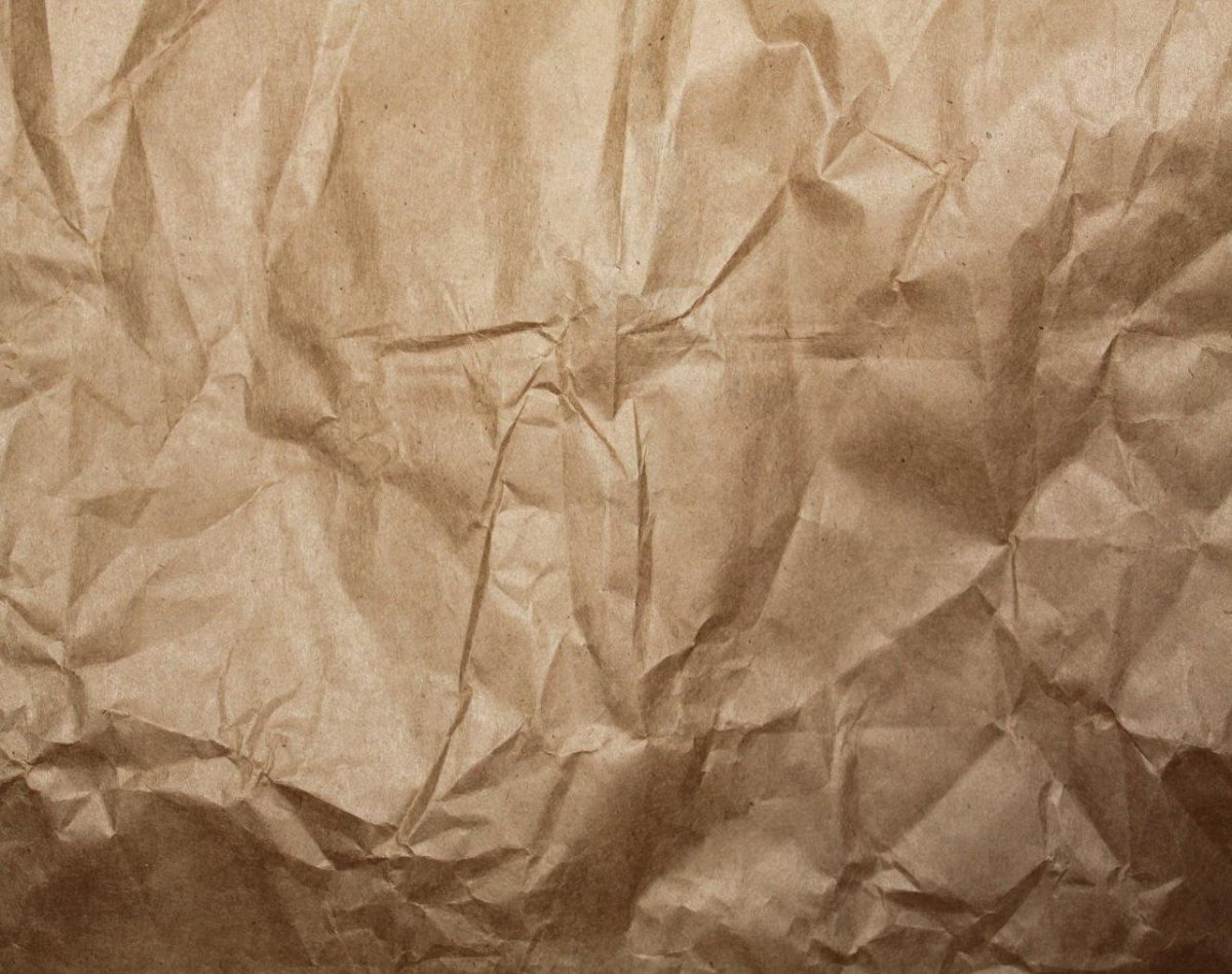 Мятая Оберточная бумага