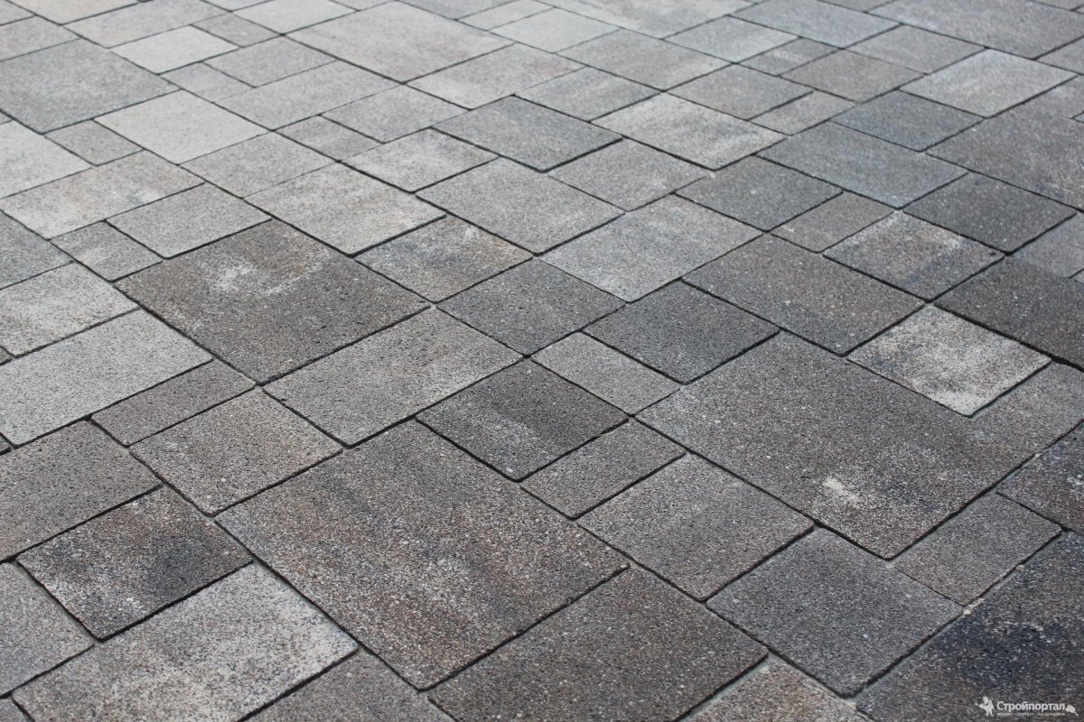 Брусчатка Антара шунгит мощение