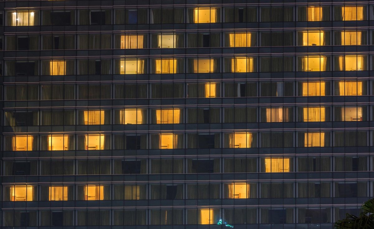 Многоэтажка окна