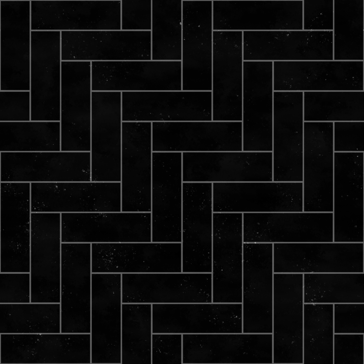 Черная плитка елочкой