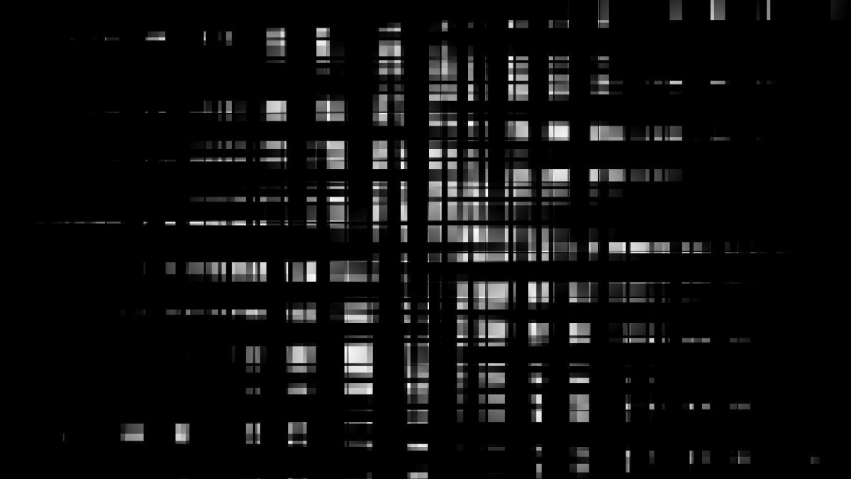 Размытые линии на черном фоне