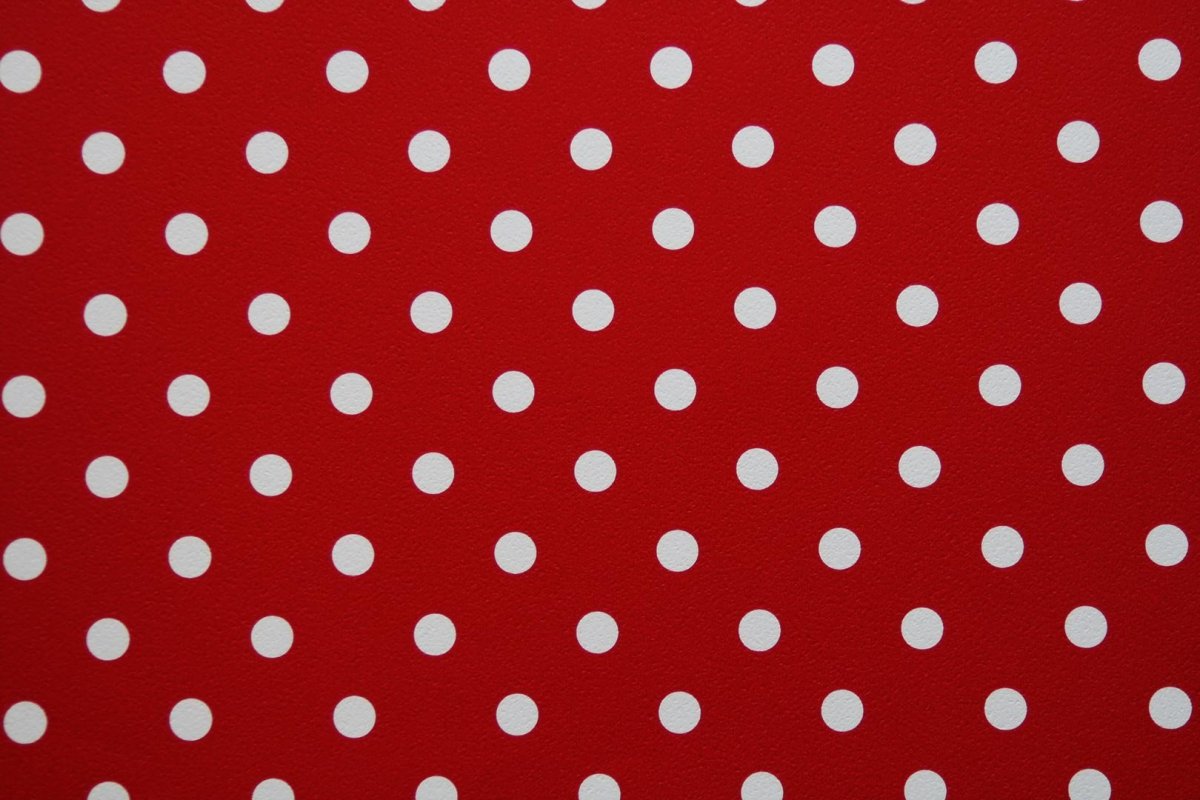 Бумага для скрапбукинга красная в горошек