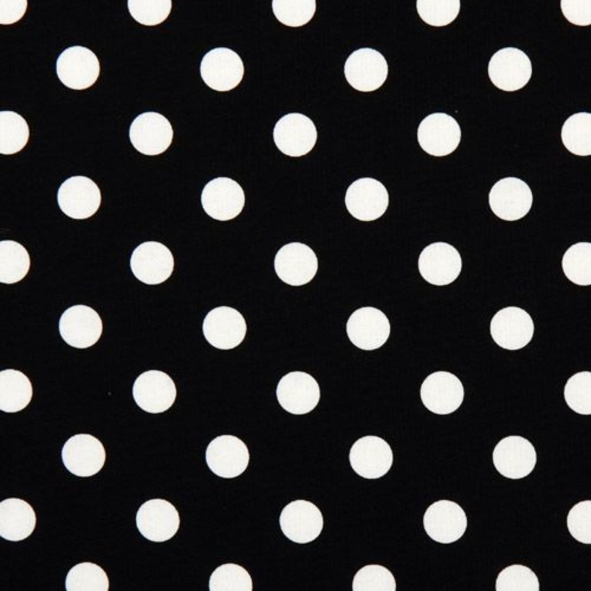 Polka Dot ткань черный горошек