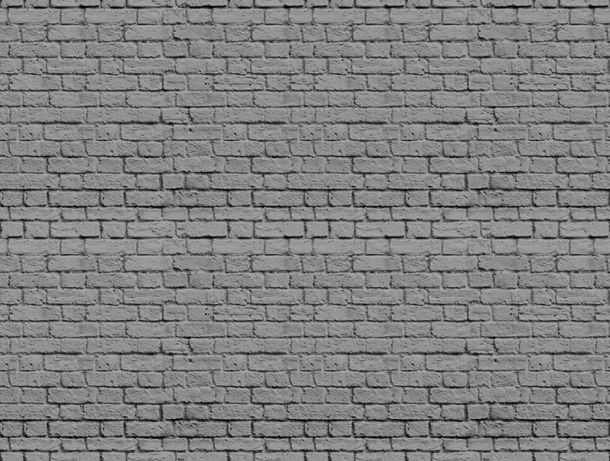 Серая кирпичная стена
