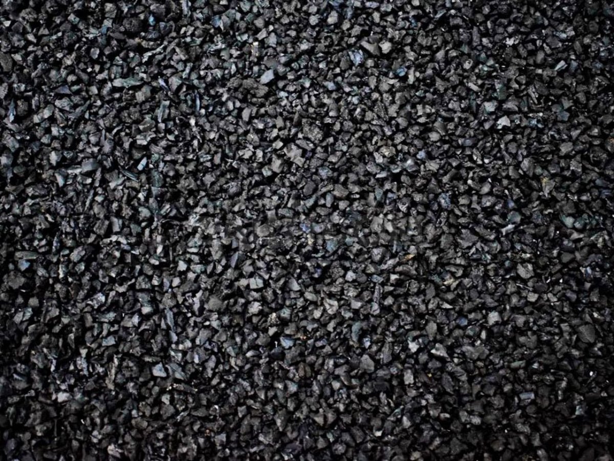 Резиновая крошка черная