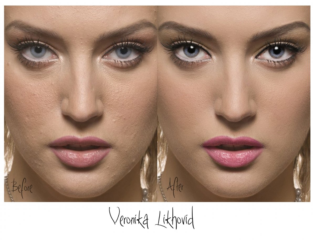 Лицо для ретуши