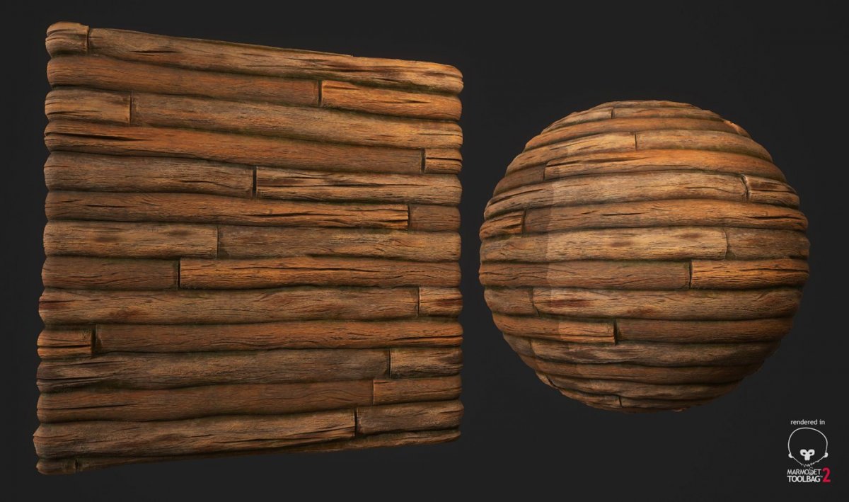 Стена из бревен