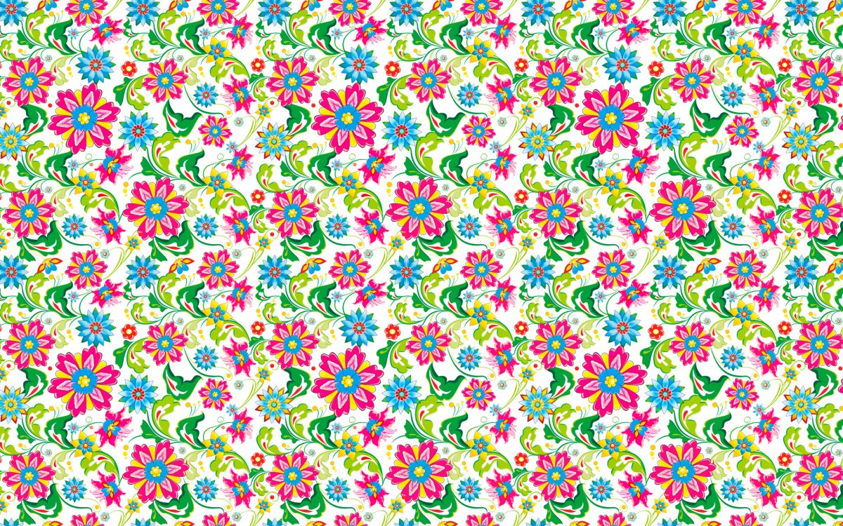 Мелкий цветочный орнамент