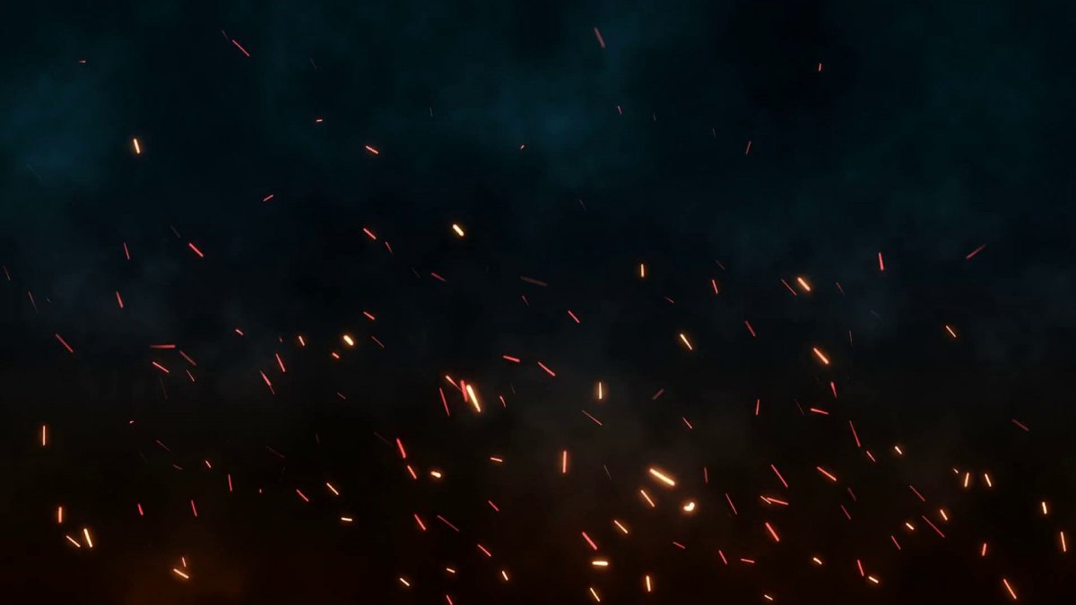 Блики от огня