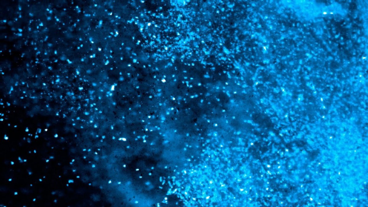 Синие частицы для фотошопа
