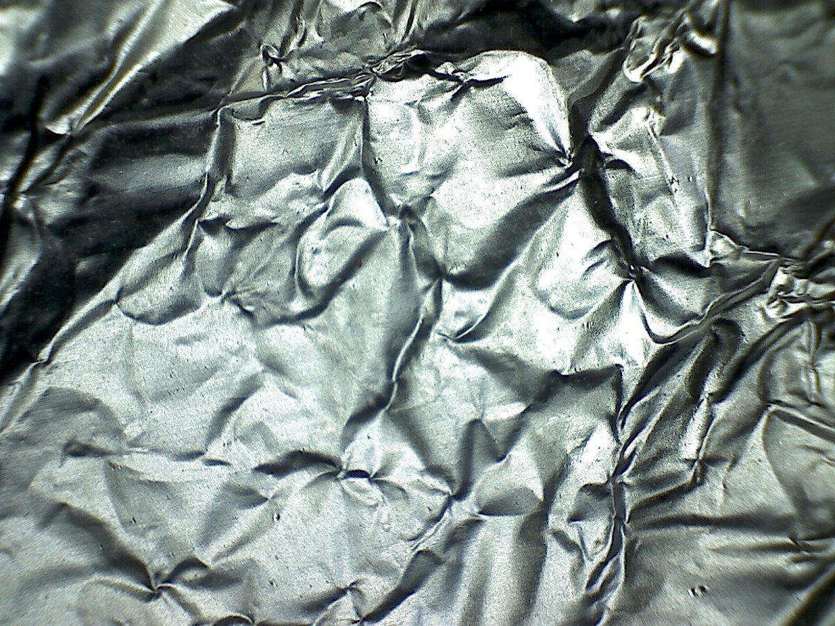 Мятая фольга