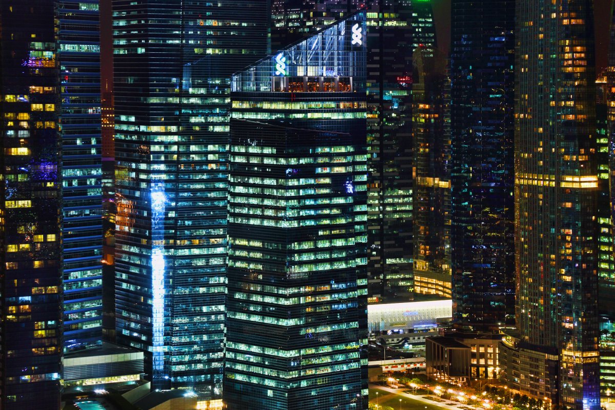 Окна небоскреба