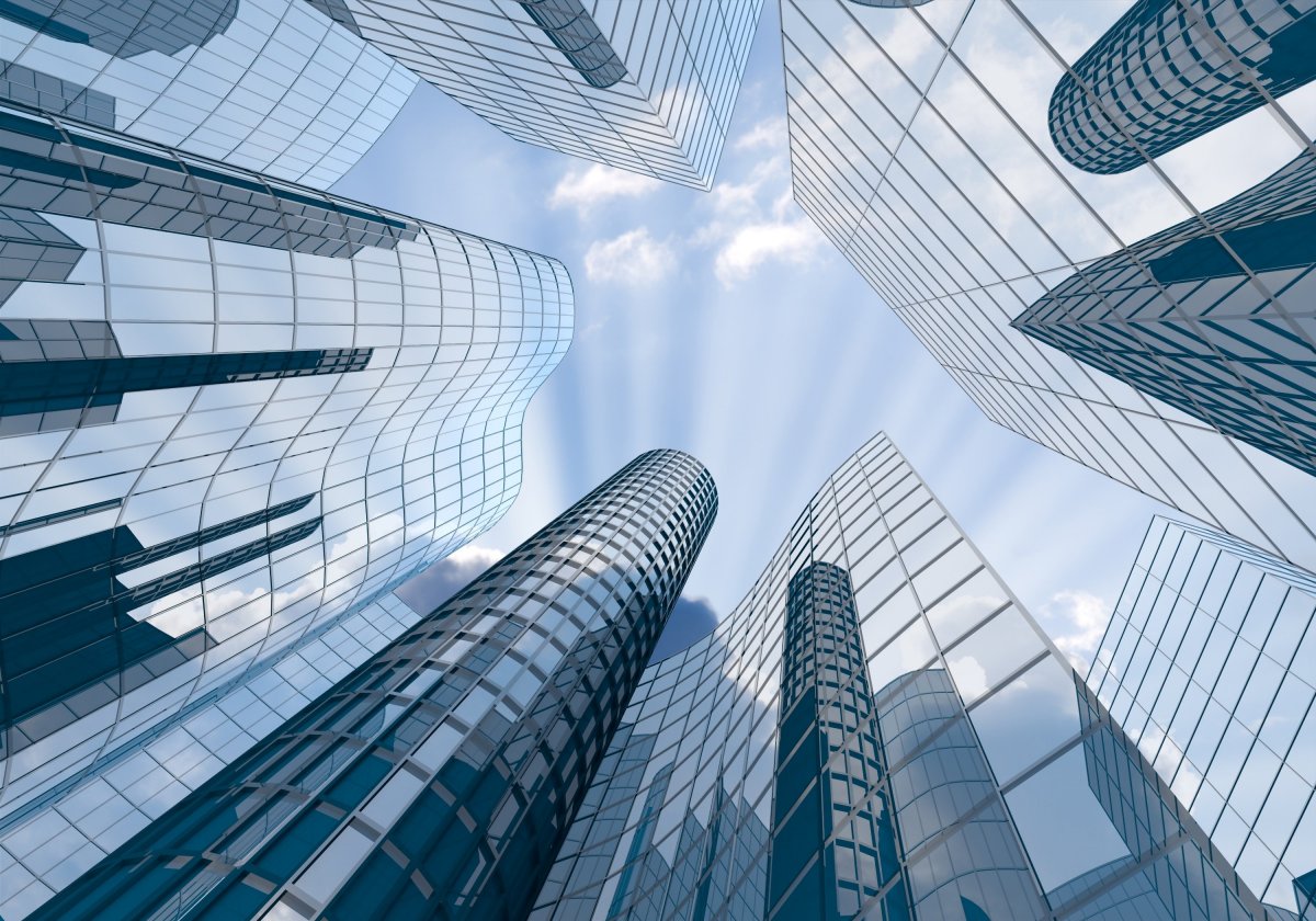 Светлые высотные здания