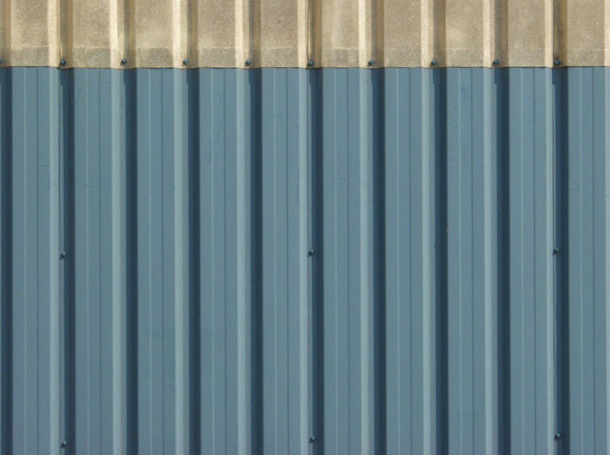 Текстура гофрированного металла