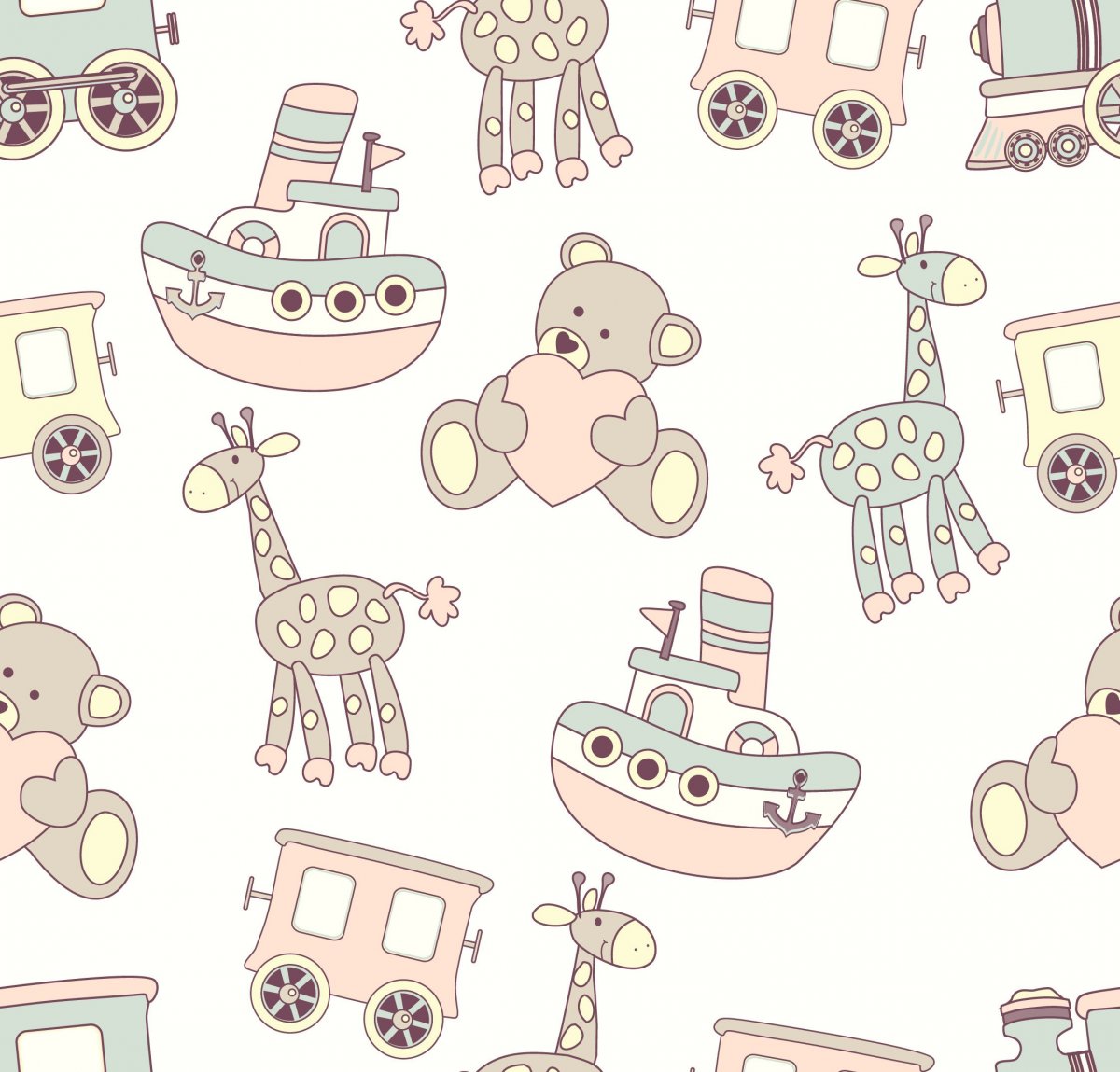 Детские векторные фоны