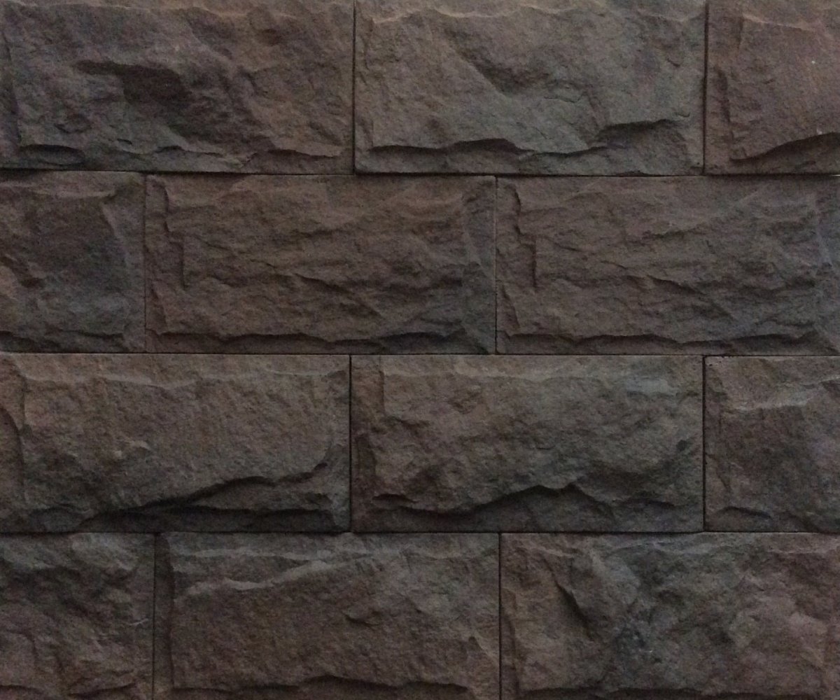 Темный облицовочный камень