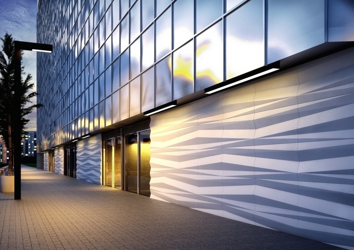 3д панели вентфасад