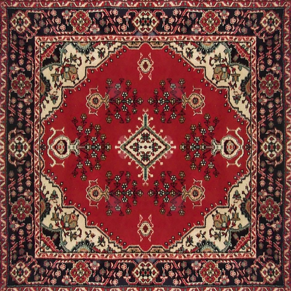 Старый красный ковер