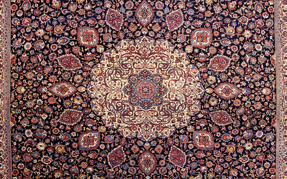 Персидский ковер 90x130 воин