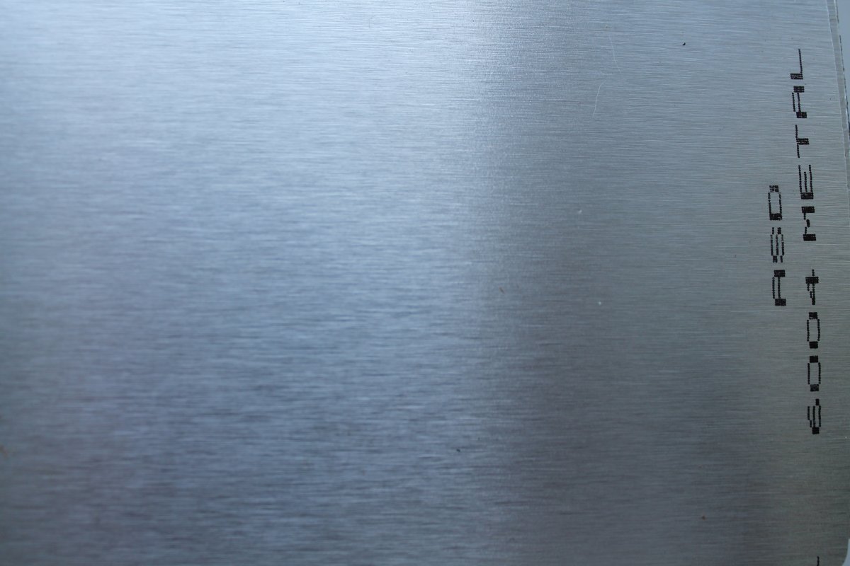 HPL пластик шлифованный алюминий